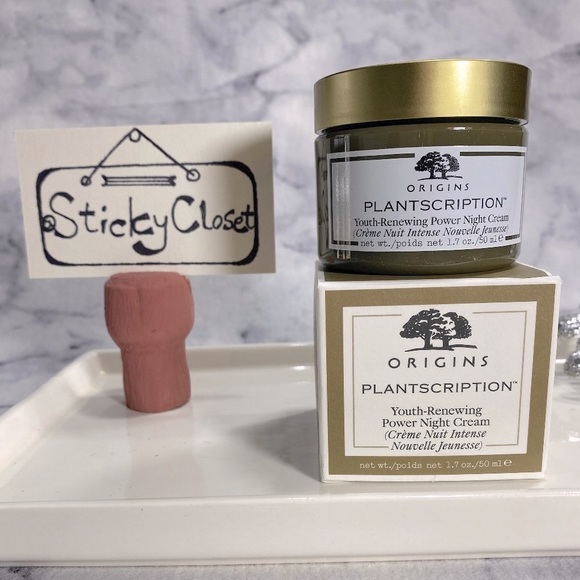 Origins Skincare-Plantscription Youth-Renew Power Night Cream-Full50ml-BOXED-NEW - Picture 2 of 10